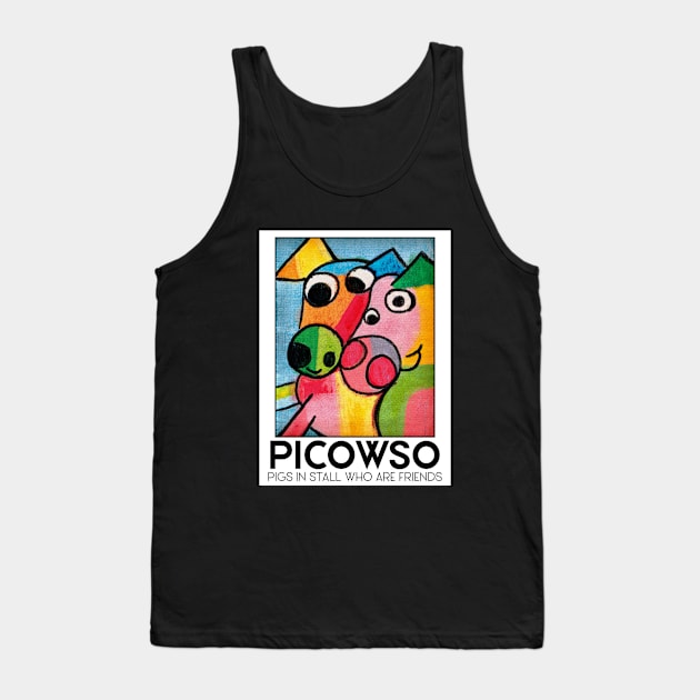 Pigs In Stall Who Are Friends Tank Top by ArtsofAll